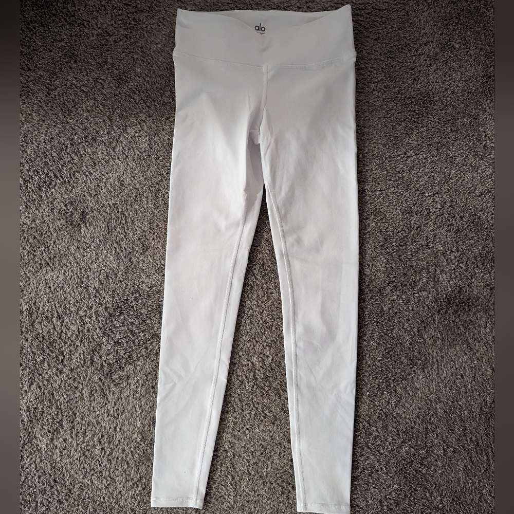 Alo White Yoga Leggings